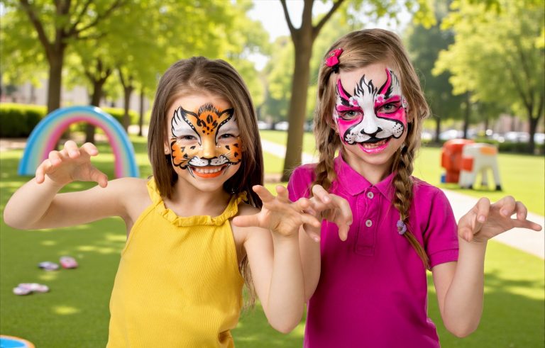 Kinderschminken buchen für Kinder